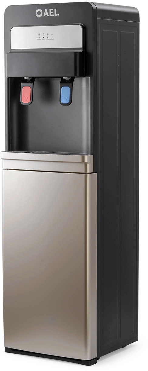 Кулер AEL LD-AEL-805a напольный электронный черный/золотистый