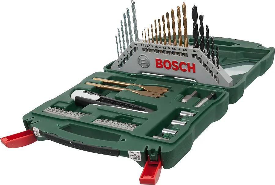 Набор принадлежностей Bosch X-Line-50 50 предметов (жесткий кейс)