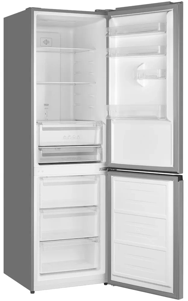 Холодильник Weissgauff WRK 2000 Total NoFrost Inverter Inox 2-хкамерн. нержавеющая сталь инвертер