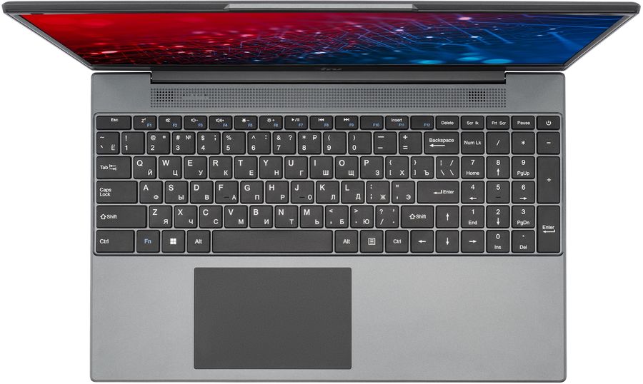 Ноутбук IRU Tactio 15PHC Ryzen 5 7430U 8Gb SSD256Gb AMD Radeon Graphics 15.6" IPS FHD (1920x1080) Windows 11 Pro Multi Language black WiFi BT Cam 4350mAh (2045999)