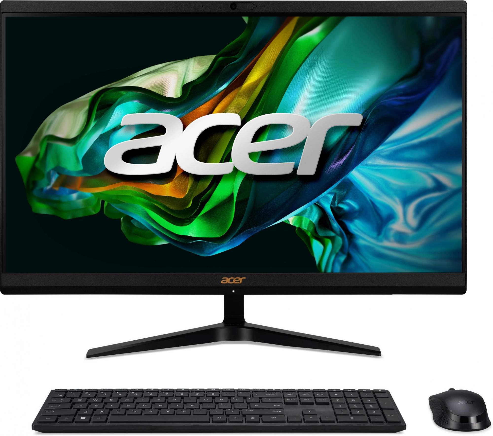 Моноблок Acer Aspire C24-1800 23.8" Full HD i5 1334U (1.3) 16Gb SSD512Gb UHDG CR Windows 11 Pro GbitEth WiFi BT 65W клавиатура мышь Cam черный 1920x1080