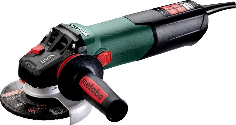 Углошлифовальная машина Metabo WEV 17-125 Quick Inox 1700Вт 11000об/мин рез.шпин.:M14 d=125мм (600517000)