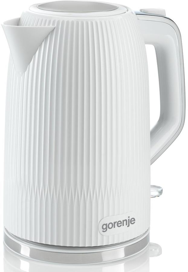 Чайник электрический Gorenje K17DPW 1.7л. 2200Вт белый/серебристый корпус: пластик/металл