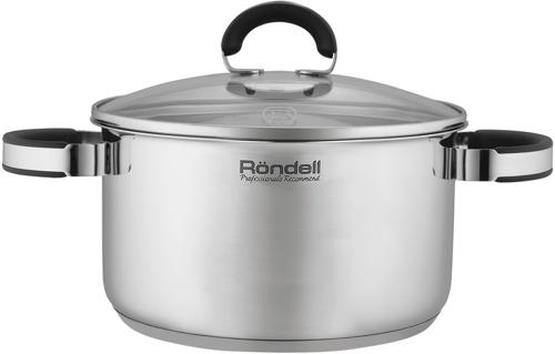 Кастрюля Rondell Brando RDS-1804 3.1л. d=20см (с крышкой) стальной