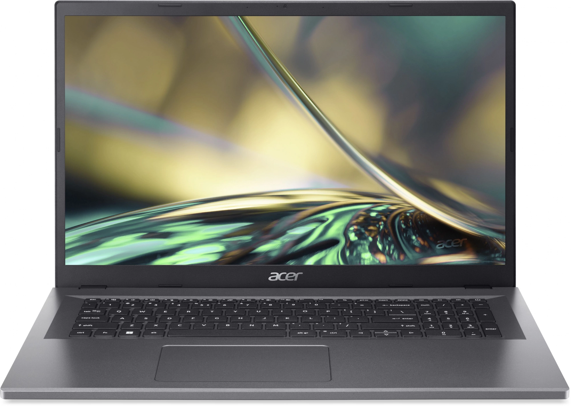 Ноутбук Acer Aspire 3 A317-55P-341F Core i3 N305 16Gb SSD512Gb Intel UHD Graphics 17.3" IPS FHD (1920x1080) noOS silver WiFi BT Cam (NX.KDKCD.001)