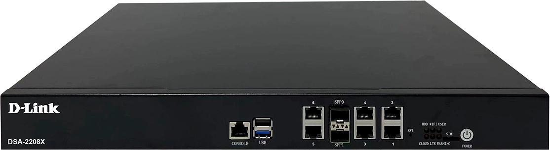 Маршрутизатор D-Link DSA-2208X/A1A 10/100/1000BASE-T черный