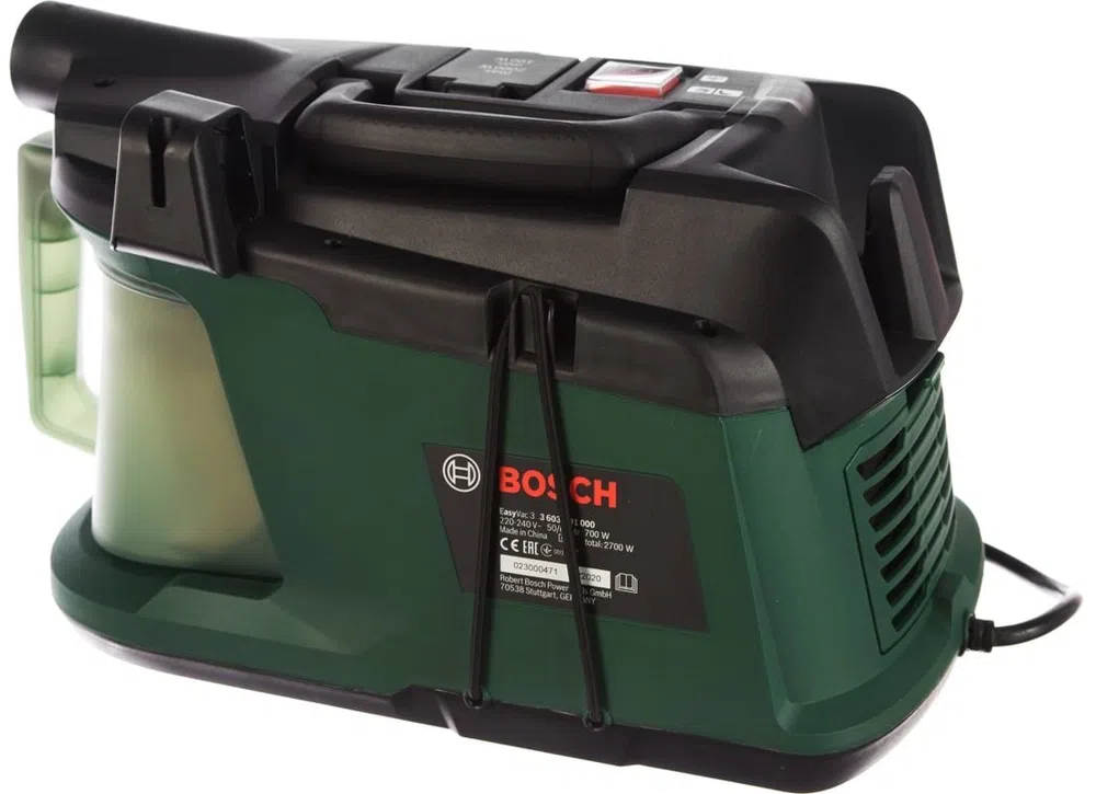 Строительный пылесос Bosch EasyVac3 700Вт (уборка: сухая) зеленый