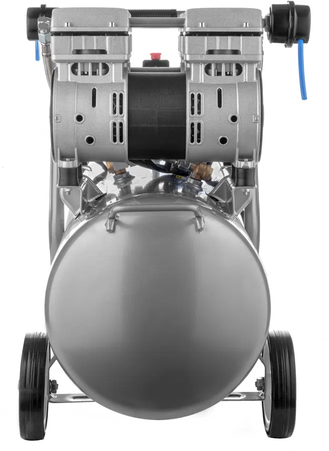 Компрессор поршневой Hyundai HYC 30250LMS безмасляный 300л/мин 50л 2000Вт серебристый/черный