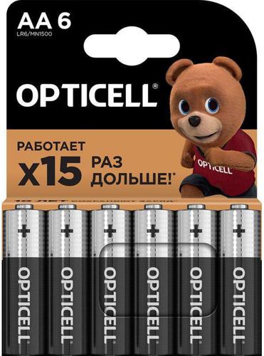 Батарея Opticell Basic LR6 AA (6шт) блистер