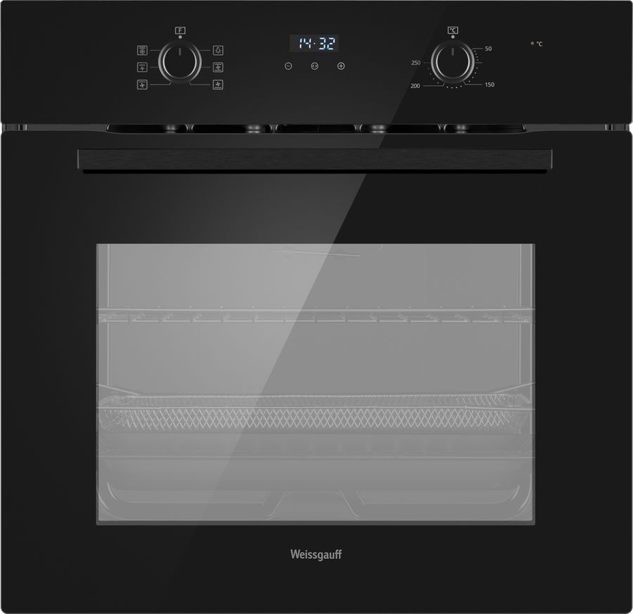 Духовой шкаф Электрический Weissgauff EOM 366 PDB черный