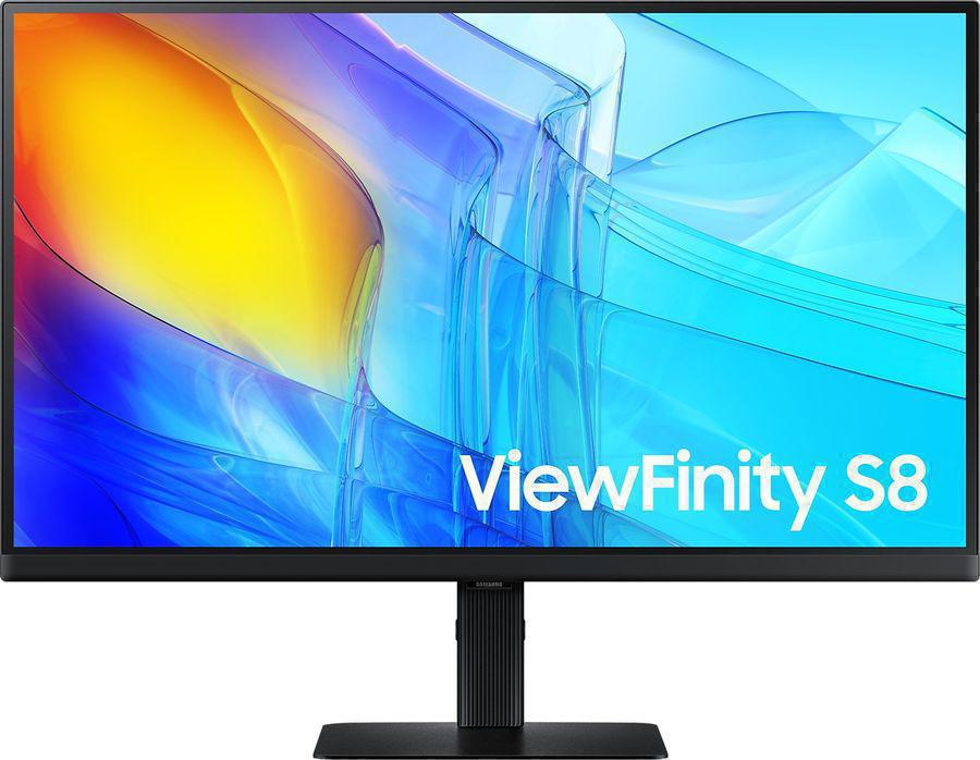 Монитор Samsung 27" ViewFinity S8 S27D800EAIXCI черный IPS LED 5ms 16:9 HDMI матовая HAS Piv 1000:1 350cd 178гр/178гр 3840x2160 60Hz DP 4K USB 6.1кг