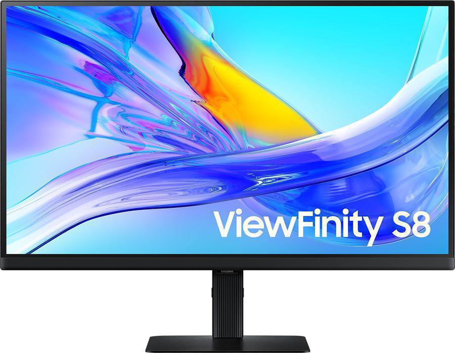 Монитор Samsung 27" ViewFinity S8 S27D804UAIXCI черный IPS LED 5ms 16:9 HDMI матовая HAS Piv 1000:1 350cd 178гр/178гр 3840x2160 60Hz DP 4K USB 6.1кг