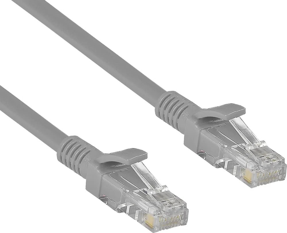 Патч-корд Exegate UTP-RJ45-RJ45-5e-0,3M-GY 1Гбит/с UTP 4 пары cat.5E CCA 0.3м серый RJ-45 (m)-RJ-45 (m) (EX258663RUS)