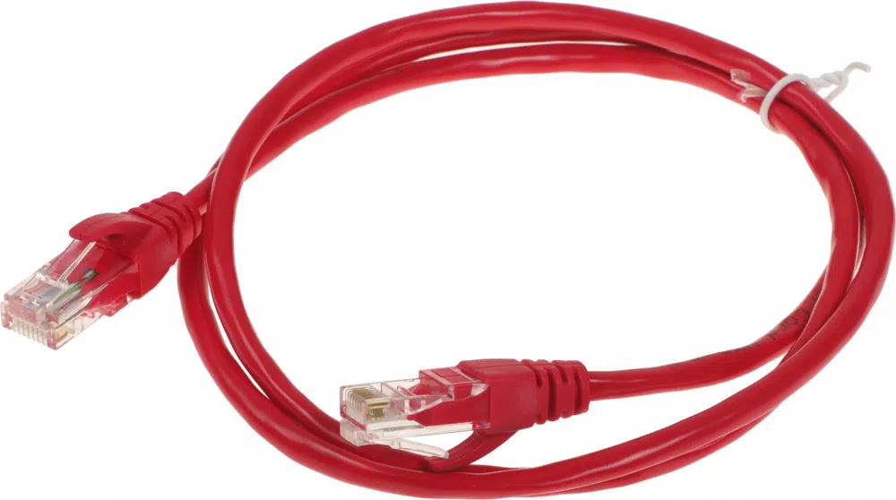 Патч-корд Exegate UTP-RJ45-RJ45-5e-1M-RD 1Гбит/с UTP 4 пары cat.5E CCA 1м красный RJ-45 (m)-RJ-45 (m) (EX258673RUS)