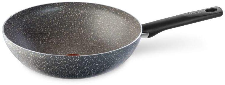 Сковорода ВОК (WOK) Tefal Natural Cook 04213628 круглая 28см покрытие: Mineralia+ non-stick ручка несъемная (без крышки) серый