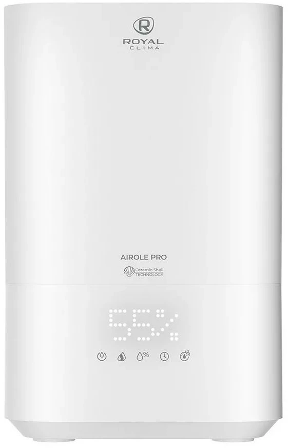 Увлажнитель воздуха Royal Clima RUH-ARP400/5.0E-WT 22Вт (ультразвуковой) белый
