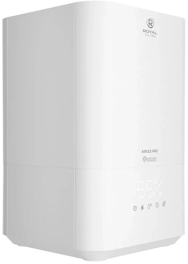 Увлажнитель воздуха Royal Clima RUH-ARP400/5.0E-WT 22Вт (ультразвуковой) белый