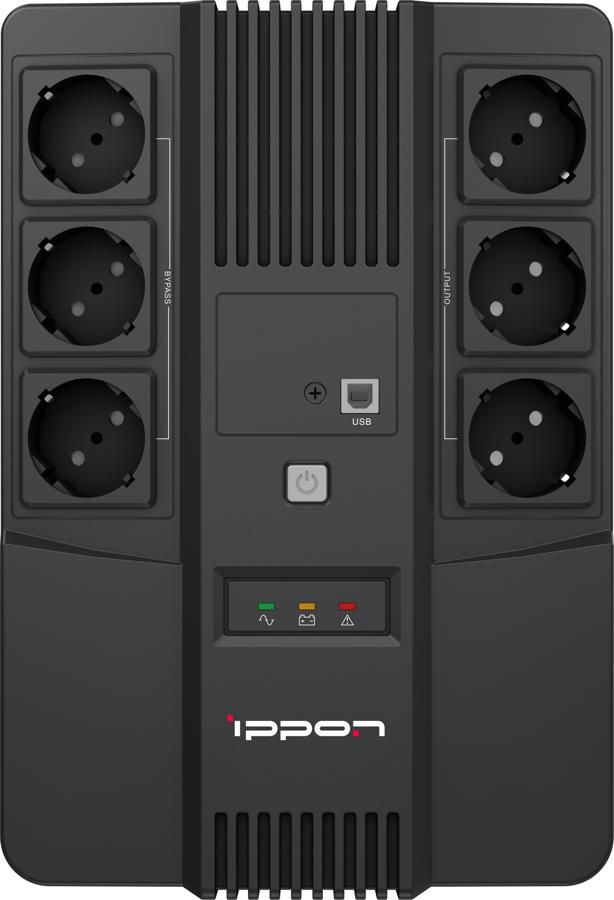 Источник бесперебойного питания Ippon Nut 650 360Вт 650ВА черный