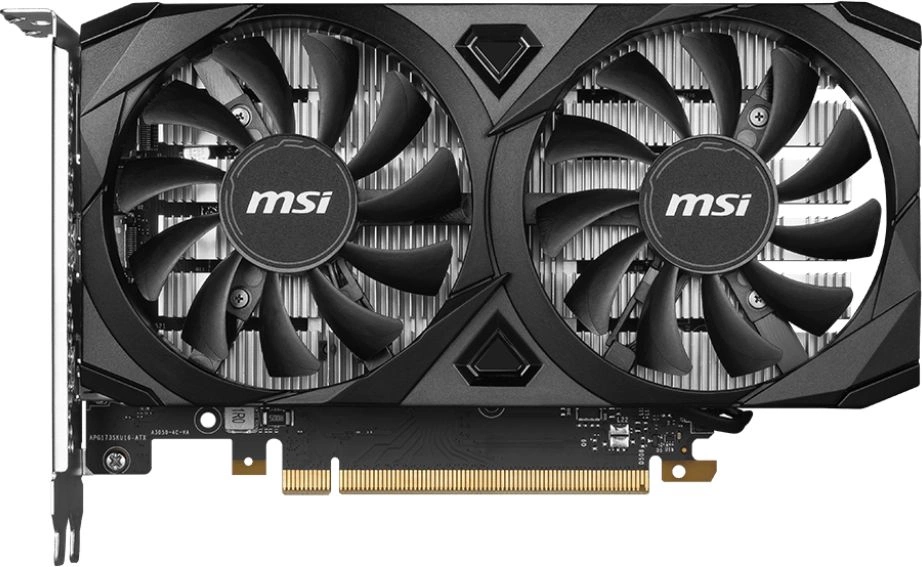 Видеокарта MSI PCI-E 4.0 RTX 3050 VENTUS 2X 6G NVIDIA GeForce RTX 3050 6Gb 96bit GDDR6 1470/14000 HDMIx2 DPx1 HDCP Ret