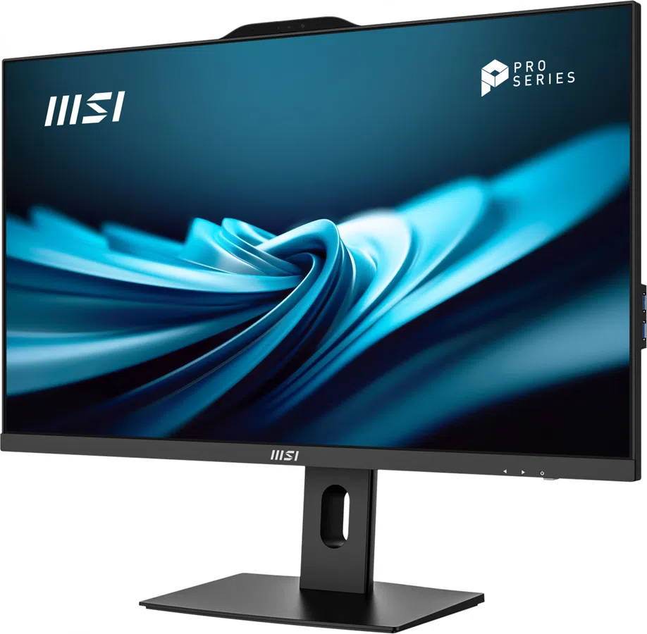 Моноблок MSI Pro AP272P 14M-636XRU 27" Full HD i3 14100 (3.5) 16Gb SSD512Gb UHDG 730 без ОС GbitEth WiFi BT 120W клавиатура мышь Cam черный 1920x1080