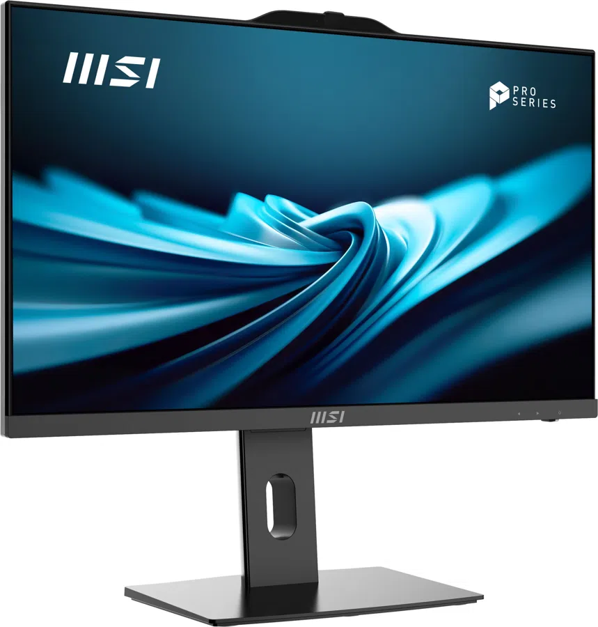 Моноблок MSI Pro AP242P 14M-661XRU 23.8" Full HD i7 14700 (2.1) 16Gb SSD512Gb UHDG 770 без ОС GbitEth WiFi BT 120W клавиатура мышь Cam черный 1920x1080