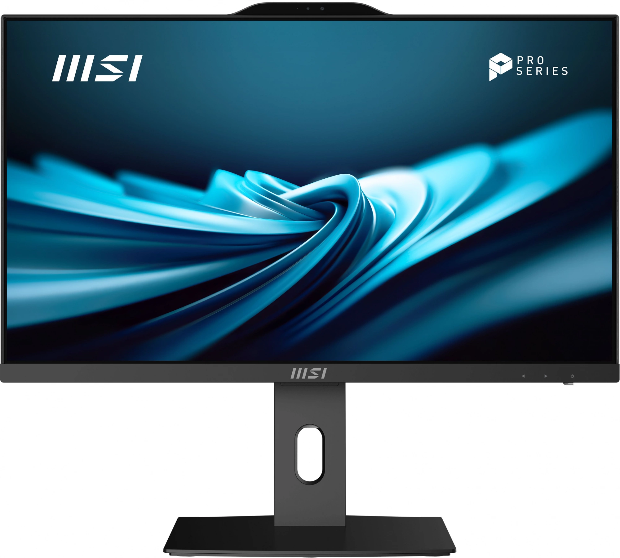 Моноблок MSI Pro AP242P 14M-653RU 23.8" Full HD i5 14400 (2.5) 16Gb SSD512Gb UHDG 730 Windows 11 Professional GbitEth WiFi BT 120W клавиатура мышь Cam черный 1920x1080