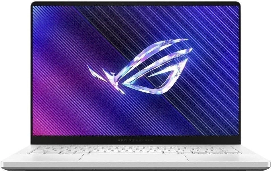 Ноутбук Asus ROG Zephyrus G14 GA403UU-QS080 Ryzen 7 8845HS 16Gb SSD1Tb NVIDIA GeForce RTX4050 6Gb 14" OLED 3K (2880x1800) без ОС white WiFi BT Cam (90NR0HZ2-M003V0)