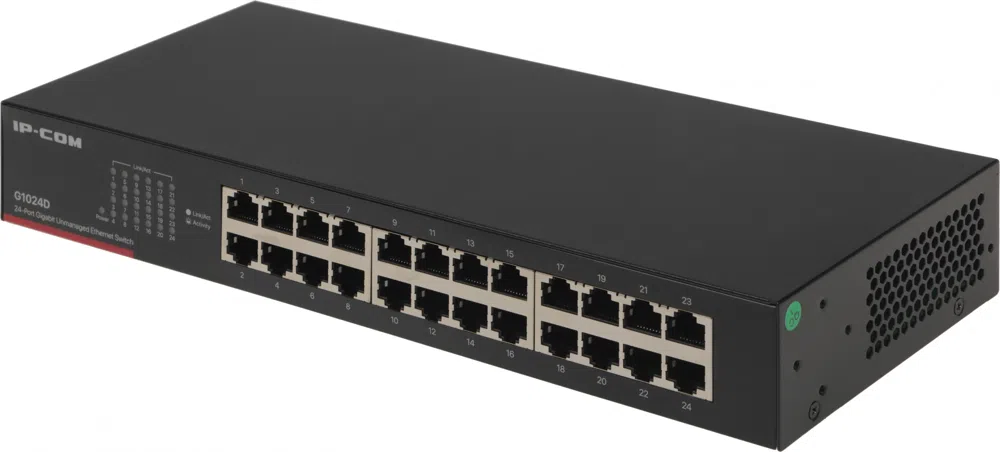 Коммутатор IP-Com G1024D (L2) 24x1Гбит/с неуправляемый