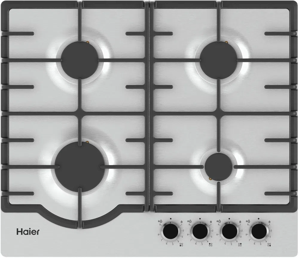 Газовая варочная поверхность Haier HHX-M64RNVX нержавеющая сталь