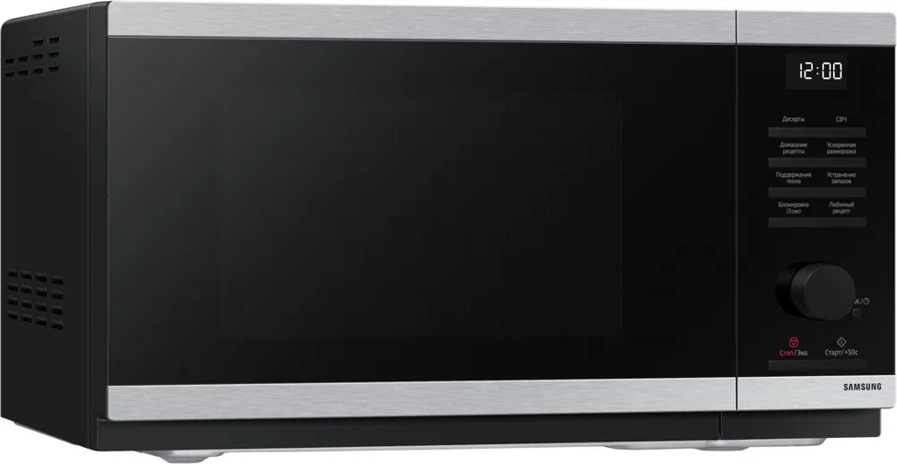 Микроволновая Печь Samsung MS23DG4504ATBW 23л. 800Вт нержавеющая сталь/черный
