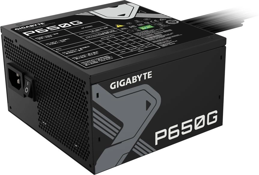 Блок питания Gigabyte ATX 650W GP-P650G 80+ gold (20+4pin) APFC 120mm fan 6xSATA RTL