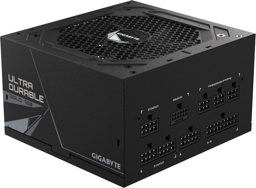 Блок питания Gigabyte ATX 750W GP-UD750GM PG5 80+ gold (20+4pin) APFC 120mm fan 8xSATA Cab Manag RTL