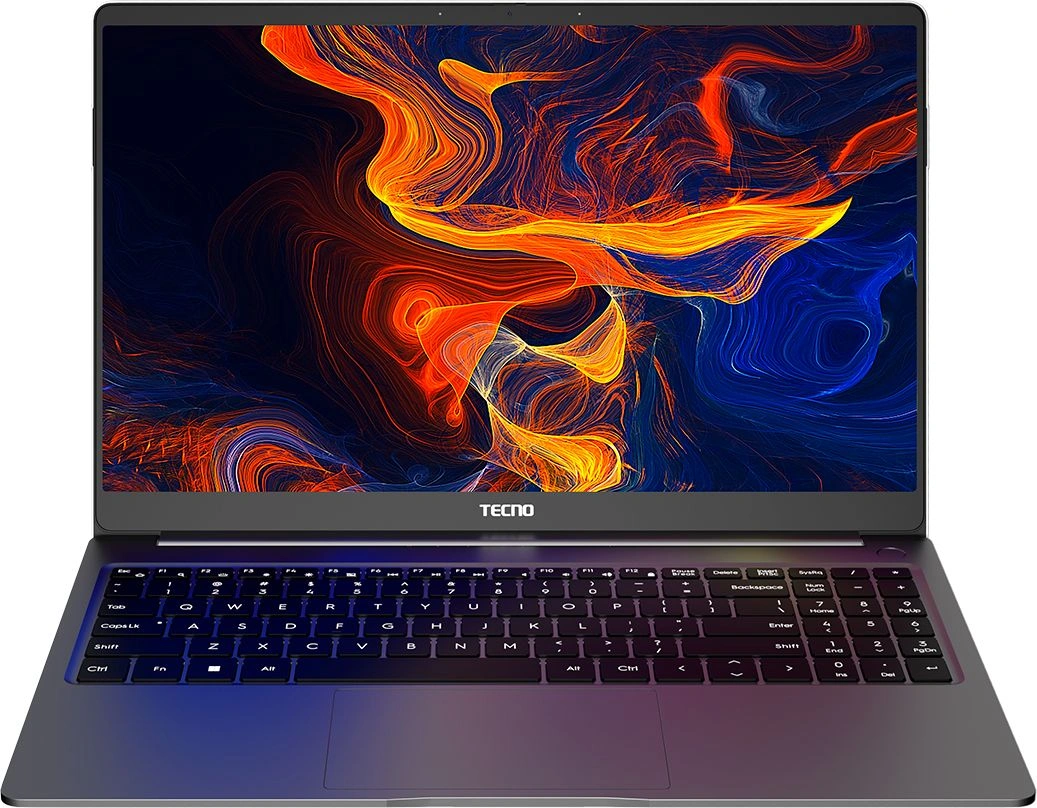 Ноутбук Tecno MegaBook T1 Ryzen 5 5500U 16Gb SSD512Gb AMD Radeon Graphics 15.6" IPS FHD (1920x1080) без ОС 64 grey WiFi BT Cam 6060mAh (T15DA-2EG0)