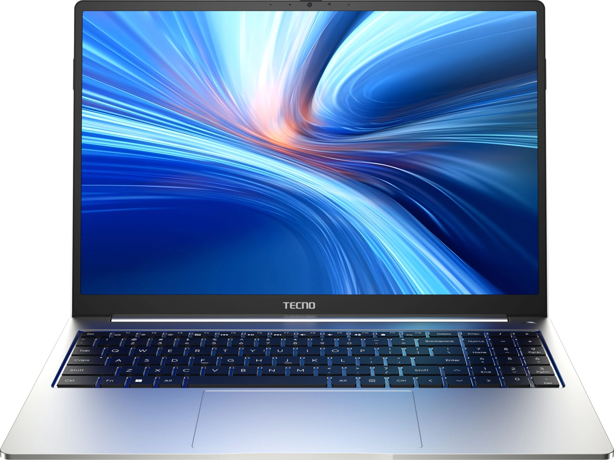 Ноутбук Tecno MegaBook T16 Core i5 13420H 16Gb SSD512Gb Intel UHD Graphics 16" IPS FHD+ (1920x1200) Windows 11 Home 64 silver WiFi BT Cam 6460mAh (T16RA-NES1)
