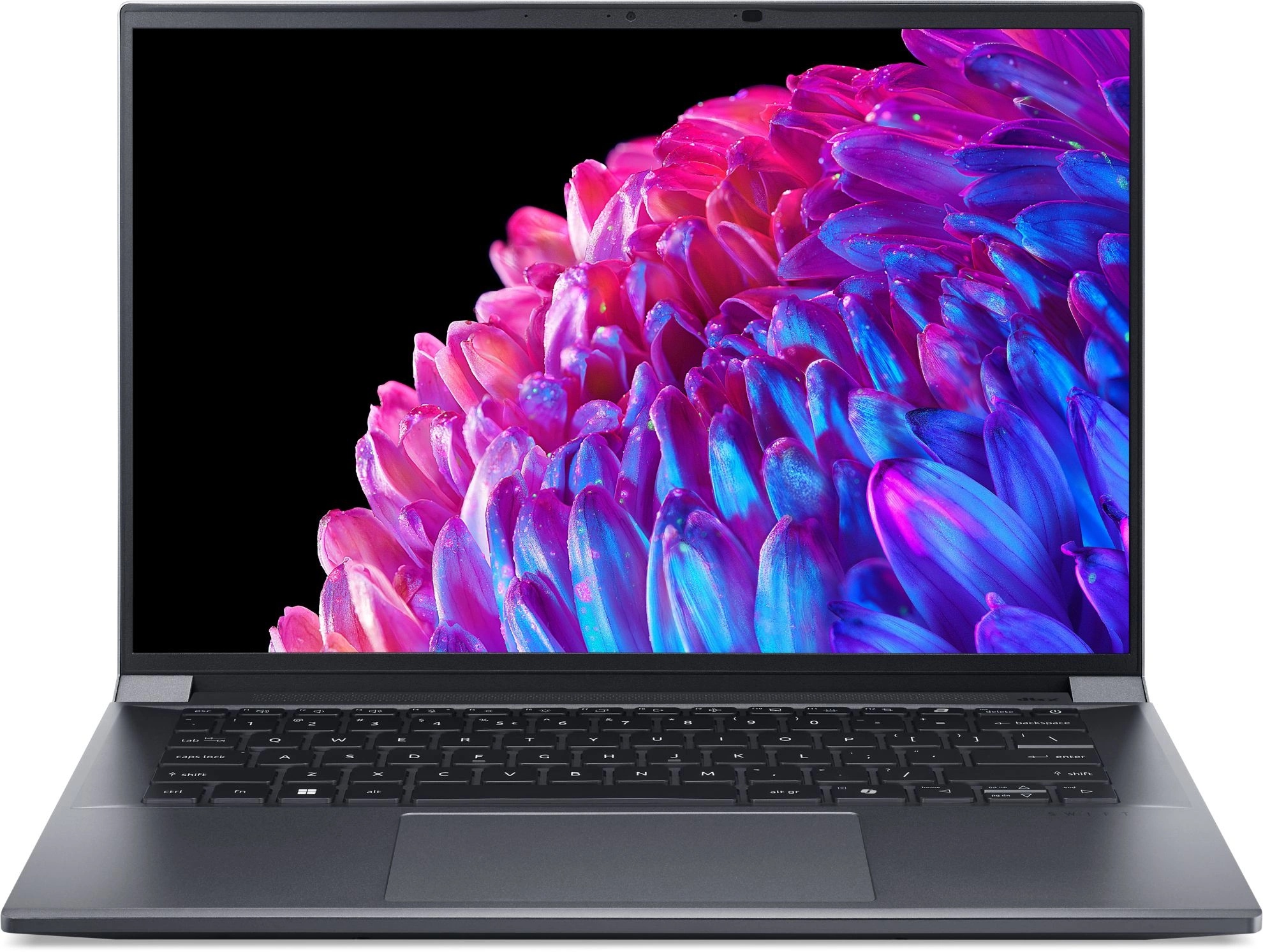 Ноутбук Acer Swift X 14 SFX14-72G-72DH Core Ultra 7 155H 32Gb SSD1Tb NVIDIA GeForce RTX4070 8Gb 14.5" OLED WQXGA+ (2880x1800) Windows 11 metall WiFi BT Cam (NX.KTUCD.001)