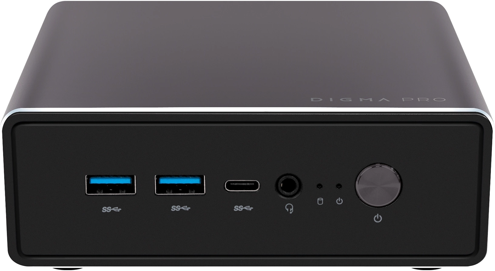 Неттоп Digma Pro Minimax U1 i3 1215U (1.2) 16Gb SSD512Gb UHDG Windows 11 Pro GbitEth WiFi BT 60W темно-серый/черный (DPP3-ADXW03)