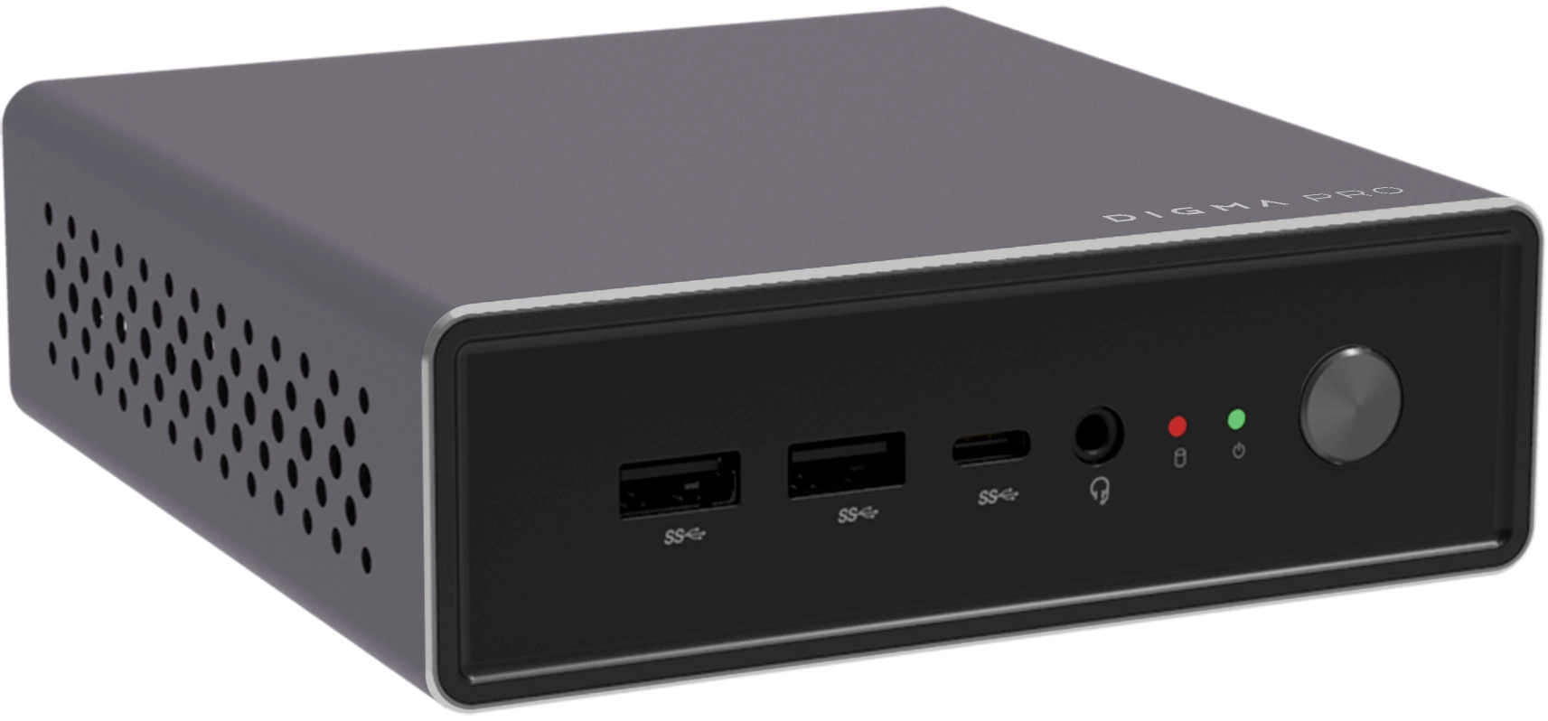 Неттоп Digma Pro Minimax U1 i3 1215U (1.2) 16Gb SSD512Gb UHDG Windows 11 Pro GbitEth WiFi BT 60W темно-серый/черный (DPP3-ADXW03)