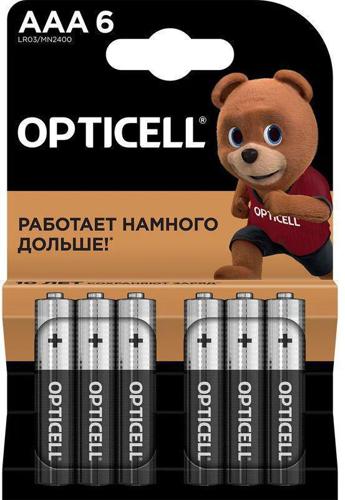 Батарея Opticell Basic LR03 AAA (6шт) блистер