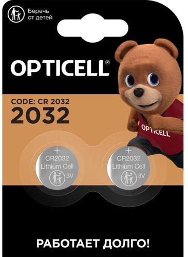 Батарея Opticell Professional 2032 CR2032 (2шт) блистер