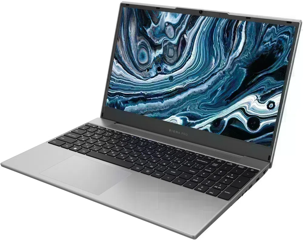 Ноутбук Digma Pro Breve Ryzen 5 7430U 16Gb SSD512Gb AMD Radeon Graphics 15.6" IPS FHD (1920x1080) Windows 11 Pro silver WiFi BT Cam 4500mAh (DN15R5-ADXW09)