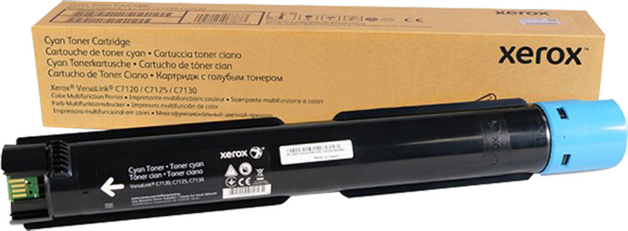 Картридж лазерный Xerox 006R01829 голубой (16500стр.) для Xerox VersaLink C7120, C7125, C7130