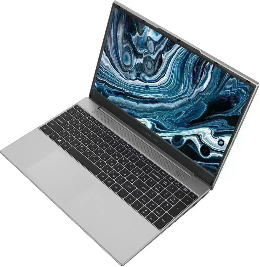 Ноутбук Digma Pro Breve Ryzen 7 7730U 16Gb SSD512Gb AMD Radeon Graphics 15.6" IPS FHD (1920x1080) Windows 11 Pro silver WiFi BT Cam 4500mAh (DN15R7-ADXW05)