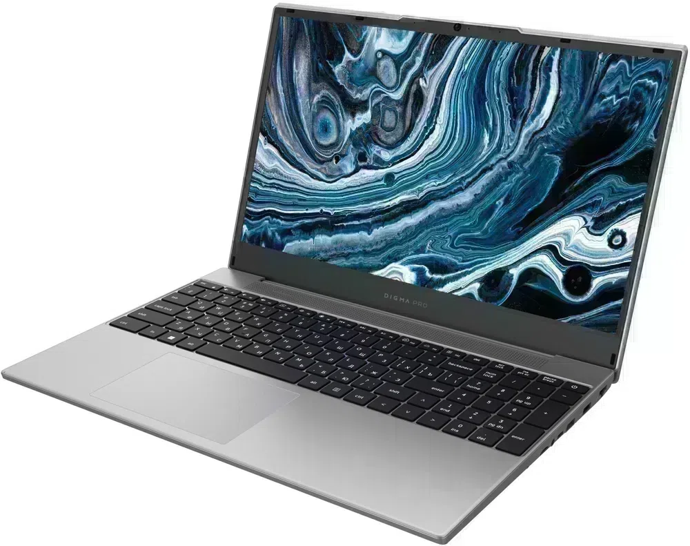 Ноутбук Digma Pro Breve Ryzen 7 7730U 16Gb SSD512Gb AMD Radeon Graphics 15.6" IPS FHD (1920x1080) Windows 11 Pro silver WiFi BT Cam 4500mAh (DN15R7-ADXW05)