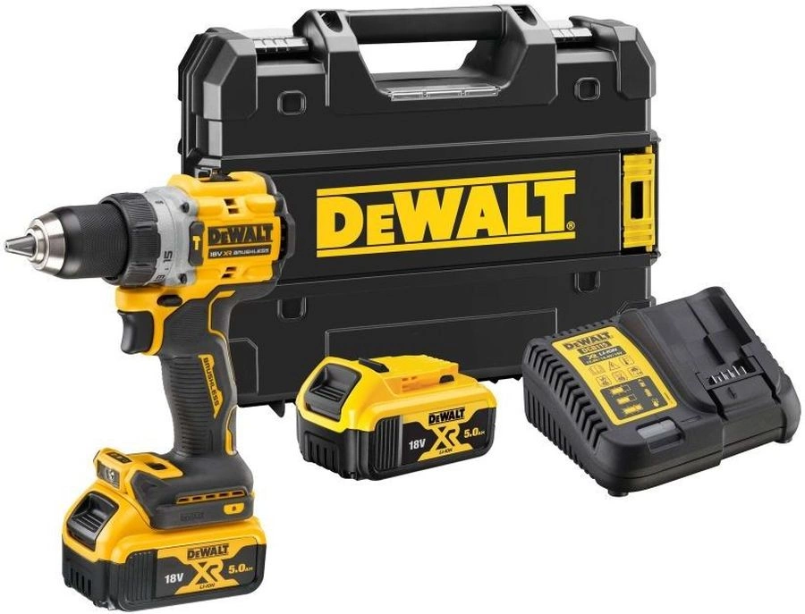 Шуруповерт DeWalt DCD805P2T-QW аккум. патрон:быстрозажимной (кейс в комплекте)