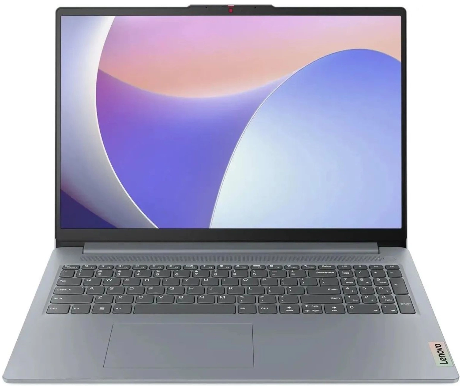 Ноутбук Lenovo IdeaPad Slim 3 15IRU8 Core i3 1305U 8Gb SSD256Gb Intel UHD Graphics 15.6" TN FHD (1920x1080) noOS grey WiFi BT Cam (82X700BWPS)