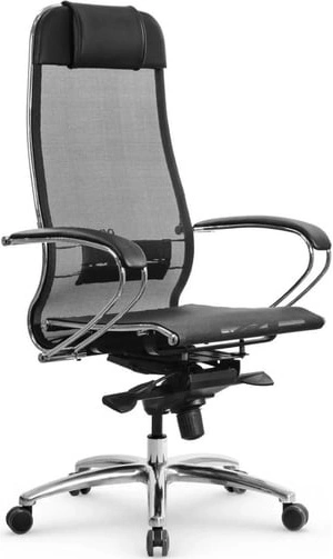 Кресло Метта T-1.04 Infinity Easy Clean сетка с подголов. крестов. металл хром (комплект 1шт)