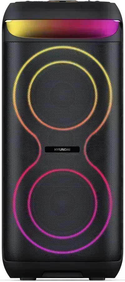 Минисистема Hyundai H-MC1237 черный 40Вт FM USB BT micro SD