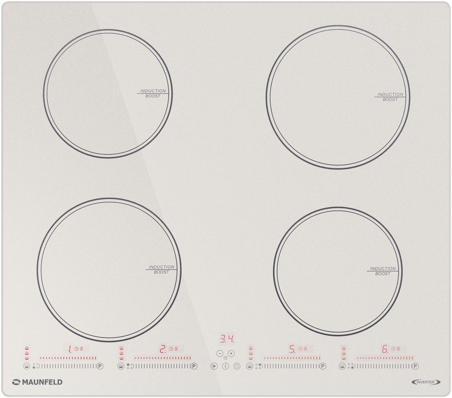 Индукционная варочная поверхность Maunfeld CVI594SBG Inverter бежевый