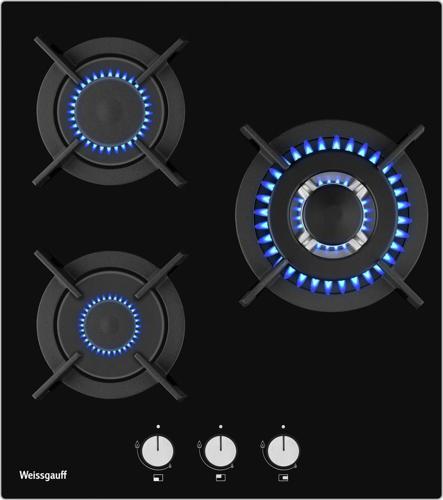 Газовая варочная поверхность Weissgauff HG 430 BGV черный
