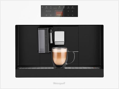 Кофемашина Weissgauff WCMI-572 Touch Cappuccino 1400Вт белый/черный